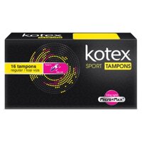 Kotex Sport 16 Regular Tampons