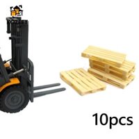 Kozeey 10x 1 / 25 Khay Xe Nâng Bàn Đạp Cảnh Phụ Kiện Trang Trí Micro Phong Cảnh Thu Nhỏ Bố Trí Dự Án DIY Phụ Kiện