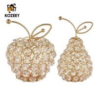 Kozeey 3D Đá Pha Lê Lê Trang Trí Nhà Trang Trí Đám Cưới Quà Tặng Sáng Bóng Đá Pha Lê Để Bàn Trang Trí