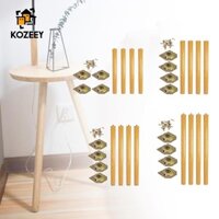 Kozeey 4 Chân Đồ Nội Thất Gỗ Chân Bàn Gỗ Thiết Thực Cho Bàn Tủ Ghế