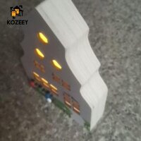 Kozeey Busy Board LED Holiday Cottage Fine Motor Skill Đồ chơi giác quan Trang trí Nhà gỗ có đèn cho trẻ em Quà tặng Trẻ em Bé trai Bé gái