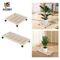 Kozeey Cán Vật Có Khóa Bánh Xe Giá Đỡ Chậu Hoa Người Trồng Xe Đẩy Chậu Hoa Mover Cho