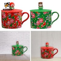 Kozeey Cặp Đôi Cốc Quà Tặng Sinh Nhật Đạo Cụ Ảnh Cốc Gốm Cho Nhà Bếp