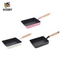 Kozeey Chảo chiên nhà bếp chống dính Nhật Bản Chảo chiên Omelette Dụng cụ nấu ăn cho bữa sáng