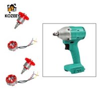 Kozeey Cờ lê điện không chổi than Cánh quạt Stator Đa năng Độ tin cậy cao Thay thế nhẹ Dụng cụ điện cho nhà máy nhà để xe