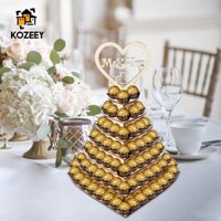 Kozeey Giá Đỡ Trưng Bày Socola Hình Trái Tim Trang Trí Tiệc Cưới