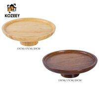 Kozeey Gỗ Đế Bánh Phô Mai Cupcake Đứng Cho Bánh Ngọt Muffins Món Khai Vị