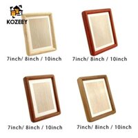 Kozeey Khung Ảnh Hiển Thị Hình Đứng Handmade Gỗ Chắc Chắn Hiện Đại Sáng Tạo Tự Đứng Khung Ảnh Cho Đám Cưới Để Bàn