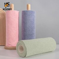 Kozeey Microfiber Vải Làm Sạch Khăn Microfiber Cuộn Đa Năng Khăn Ướt Và Khô Cho Chảo Bếp