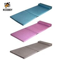 Kozeey Nệm Futon Có Thể Gập Lại Tatami Thảm Gấp Nhẹ Người Lớn Đệm Ngủ Nhỏ Gọn Đa Năng Nệm Sàn Cho Du Lịch Trong Nhà