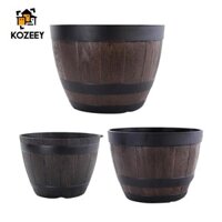Kozeey Nhựa Chậu Hoa Tròn Chậu Vườn Ngoài Trời Trong Nhà Chậu Trồng Chậu Cây Hoa Lớn