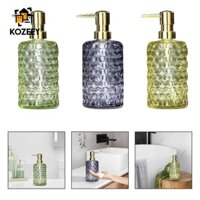 Kozeey Thủy Tinh Xà Phòng Hộp Đựng Sữa Tắm Hiện Đại Hộp Đựng Chất Lỏng Tắm Chai Gel Tắm Cho Mặt Bàn Salon Phòng Tắm