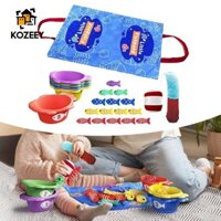 Kozeey Vải Fshing Trò Chơi Đồ Chơi Cho Bé 1 Tuổi Hình Dạng Giáo Dục Học Tập Đếm Số