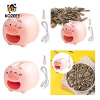 Kozeey Vỏ hạt tự động, Tiện ích nhà bếp, Máy mở vỏ sò hình con lợn dễ thương nhỏ gọn