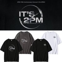 Kpop 2PM 15 Cổ Tròn Cotton T Tay Ngắn Cotton T Casual Top Nam / Nữ Cặp Đôi Áo Sơ Mi Quần Áo