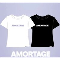 Kpop BLACKPINK JISOO AMORTAGE POP UP Merch Cotton Crop Top Hàn Quốc Áo thun ngắn tay in hình dáng rộng cỡ lớn Áo thun cổ điển thường ngày Tee