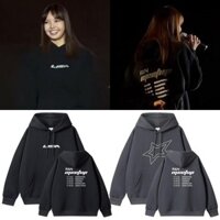 Kpop BLACKPINK LISA 2024 FM Nam / Nữ Áo Khoác Thiết Kế Viện Trợ Quần Áo Cùng Áo Unisex Dạo Phố Áo Top