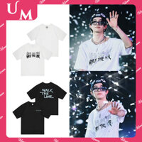 Kpop ENHYPEN WALK THE LINE TOUR Merch Áo thun Cotton dành cho nam và nữ Vintage Hàn Quốc dáng rộng tối giản in hình tay ngắn cỡ lớn Xu hướng thời trang Áo sơ mi đa năng thông thường Tee