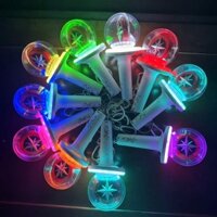 Kpop Idol Stray Kids Mini Lightstick Keyring Nâng cấp lên phiên bản 9 màu SKZ Glow Stick Móc khóa Mặt dây chuyền Người hâm mộ STAY Quà tặng