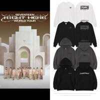 Kpop SEVENTEEN 2024 PHẢI ĐÂY Áo Hoodie nữ thiết kế hỗ trợ quần áo cùng áo, mùa đông nam nữ cỡ lớn Áo chui đầu thông thường