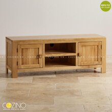 Tủ tivi Capri 2 cánh 2 ngăn gỗ sồi 1m4