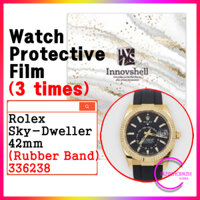 Kr _ Phim bảo vệ cho Rolex Sky-Dweller 42mm (Rubber Band) 336238 (3 sheets)) / Nhãn dán chống trầy xước & phòng ngừa nhiễm bẩn Phim / chăm sóc đồng hồ