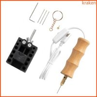 Kra Di Động Mini Điện Khoan Tay Xoay Bộ Khắc Bút Trang Sức Dụng Cụ Làm Nhựa Dính Thủ Công DIY Khoan