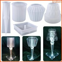 Kra Pha Lê Nhựa Dính Khuôn Đựng Bút Khuôn Bảo Quản Nhựa Khuôn Silicon Cho Đèn Bàn DIY Đầu Giường Nhựa Castin
