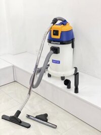 Kraffer KF130 Máy hút bụi 30L thùng nhựa ABS: Hút khô, hút ướt đa năng
