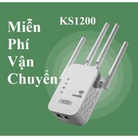 KS1200 Ultra - Kích sóng Wifi 4 râu 2.4G & 5G tốc Độ 1200Mbps xuyên tường, phủ sóng rộng