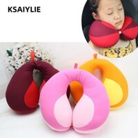 Ksaiylie Gối Cổ Du Lịch Đệm Không Khí Ngủ Tương Phản Màu Nối