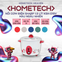 KSH-D15V 1.5 LÍT - Nồi cơm điện Sharp 1.5 lít KSH-D15V - Màu Ngẫu Nhiên - Hàng Chính Hãng, Mới 100%