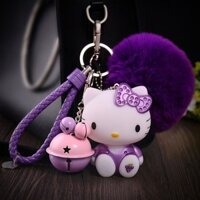 Kt Mèo Móc Khóa Hello kitty Mèo Mặt Dây Chuyền Sáng Tạo Xe Chìa Khóa Sinh Nhật Nhỏ Túi Quà Tặng Mặt Dây Chuyền Nữ