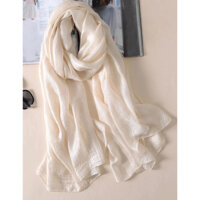 [KT10] Khăn choàng nữ vải voan tơ mỏng, khăn mùa thu