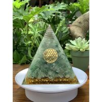 KTT Năng Lượng Orgonite - Full Đá Aven Xanh Lá