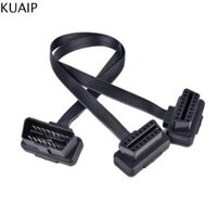 KUAIP 30cm Ô tô Cáp nối dài OBD2 OBD OBDII Như mì Đực sang cái Đầu nối Máy Quét Chẩn Đoán Bộ chia chữ Y OBDII Cáp mở rộng máy quét Cáp nối dài ô tô