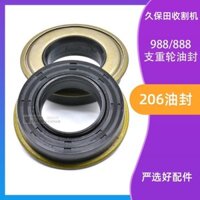 Kubota. 9888881008 Bộ phụ kiện máy gặt đầy đủ, bánh xe hỗ trợ 206, vòng đệm dầu, vòng đệm tải, vòng cao su