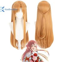 Kudosation Anime Sword Art Online Asuna Cosplay Tóc Giả Dài Hạt dẻ Tóc Cho Trang Phục Chủ Đề Đảng Tóc Tổng Hợp Đẹp
