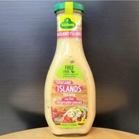KUEHNE - chai THOUSAND ISLAND 250ml - SỐT TRỘN XÀ LÁCH / ĐỨC / Thousand Island Dressing With Fine Vegetable Pieces