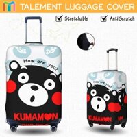 Kumamon Vỏ Bọc Vali Chống Trầy Bao Trùm Vali Độ đàn hồi Cá nhân Luggage Cover Size 18 20 22 24 26 28 30 32 inch AD134