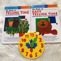 Kumon Time - 2 quyển - tặng đồng hồ cho bé