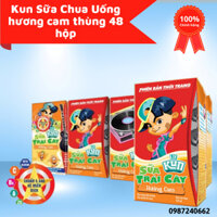 Kun sữa chua uống hương cam thùng 48 hộp x110ml