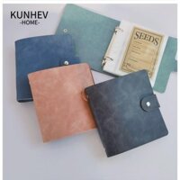 Kunhev 1 Bộ sắp xếp lưu trữ, 25 trang bên trong Gói hạt giống sân vườn có thể tái sử dụng, Vỏ da PU đa năng với 50 chiếc Túi đựng hạt giống tự niêm phong
