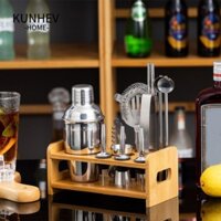 KUNHEV Bộ Dụng Cụ Pha Chế Rượu Cocktail Chuyên Dụng Cho Bartender