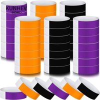 KUNHEV Set 600 Vòng Tay Giấy Màu Neon Thời Trang