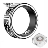 Kunhev Step Health Tracker, Vòng thông minh chống nước nhịp tim 5ATM, có hộp sạc Màn hình LCD Theo dõi giấc ngủ Theo dõi giấc ngủ