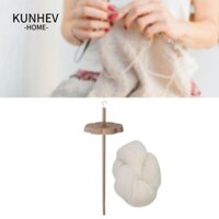 Kunhev Tay Khắc Sợi Winder, Dụng Cụ Bảo Quản DIY Craft Drop Spindle, Phụ Kiện May Thiết Thực Đa Năng Handmade Whorl Sợi Quay Người Mới Bắt Đầu