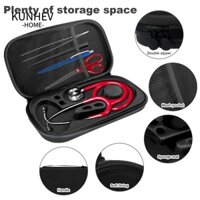 KUNHEV Túi Đựng Ống Nghe Y Tế Bằng eva Cứng Sức Chứa Lớn Chống Sốc Có Khóa Kéo Cho Nhà Ở