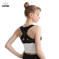 KUPJBZ Hỗ trợ lưng Đai hỗ trợ lưng Thoáng khí và tạo dáng Có thể điều chỉnh Dụng cụ chỉnh lưng gù Hỗ trợ vai cho tư thế ngồi Đàn hồi Chỉnh tư thế Yoga