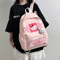 Kuro Sakura-chan nguyên bản màu vàng sữa Cô balo nữ